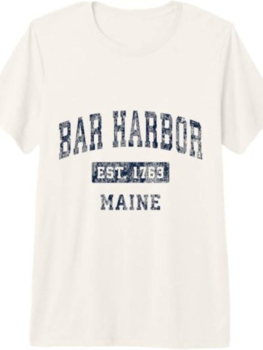 Bar Harbor Maine ME Vintage Established Sports Design Premium Tri-Blend T-Shirt